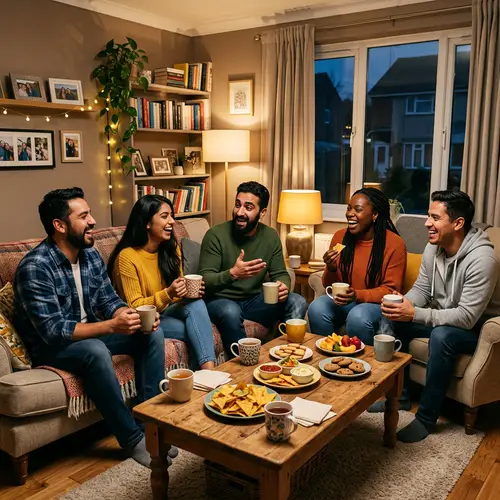 Reunion de Amigos: Cozy Social Gathering