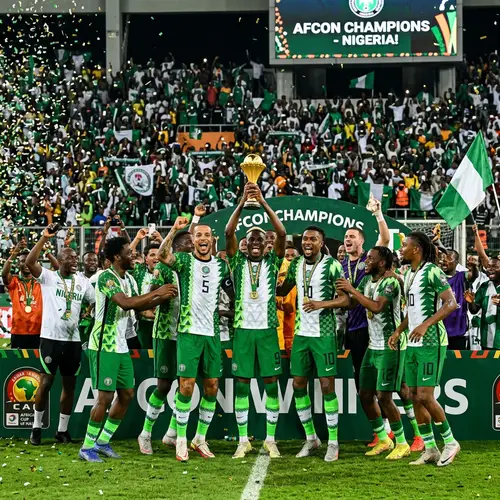Nigerian Super Eagles Celebrate Victory in African Cup of Nations