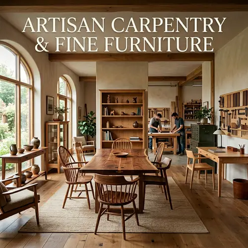 Elegant Furniture Designs for Carpentry Workshops