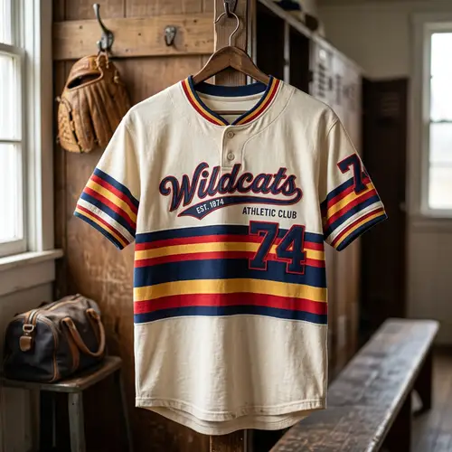 Cool Vintage Jersey with Stripes