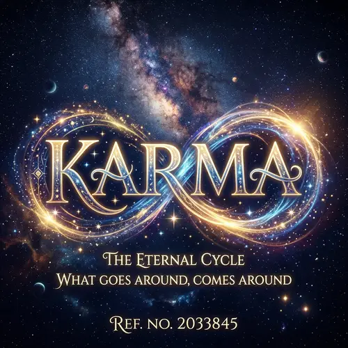 Karma with the Infinity Symbol: A Spiritual Concept