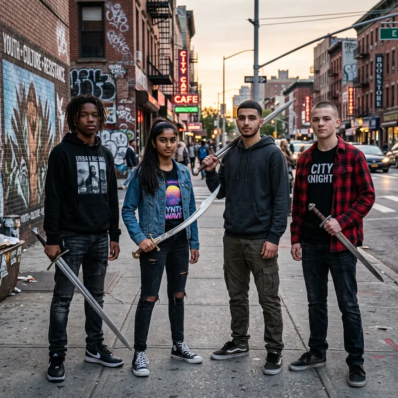 Modern Boys with Swords