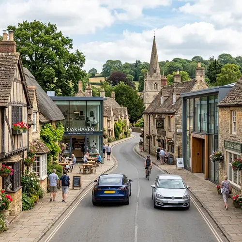 Quaint Village Setting With Modernity | Urban-Rural Interplay