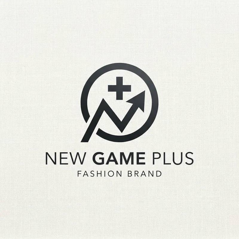 Minimalist Logo for New Game Plus Fashion Brand Minimalist Logo for New Game Plus Fashion Brand