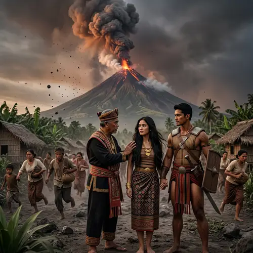 Filipino Folklore Tale: Daragang Magayon & Panganoron's Love Story