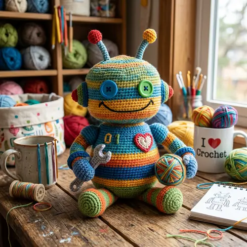 Fun Crochet Robot Pattern