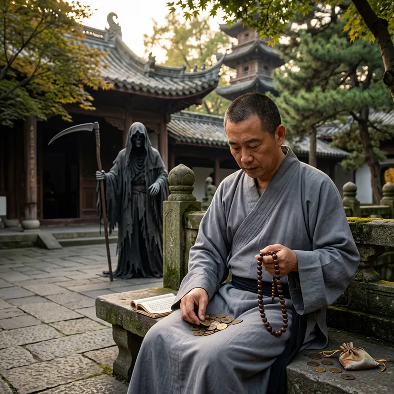 Buddhist Learner Consumed by Materialism Faces Grim Reality