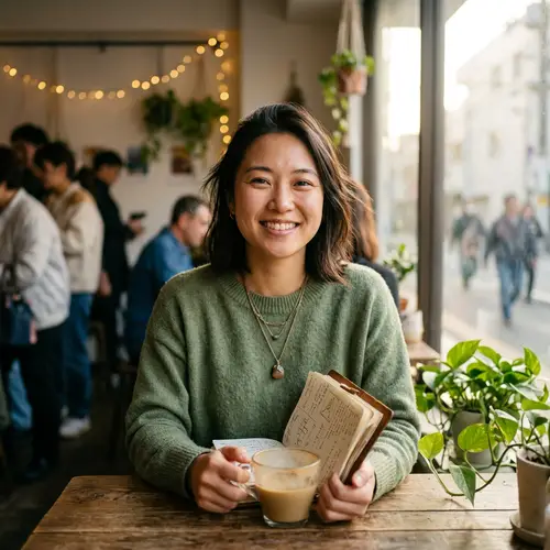 4K Resolution Portrait: Asian Individual as a Victor Over Life's Struggles