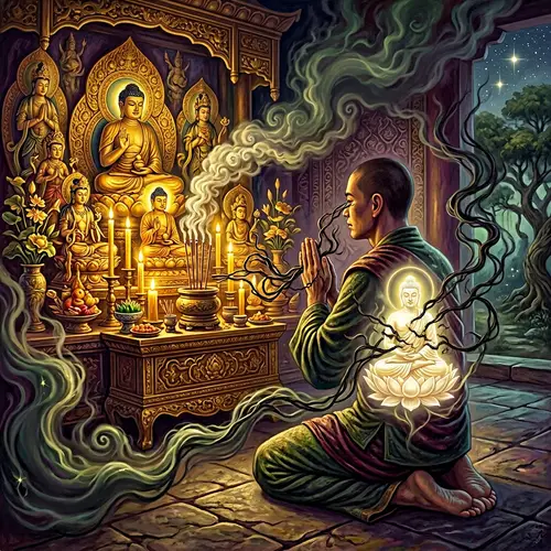 Bodhi Mind and Buddha Virtues: A Metaphoric Artistic Interpretation