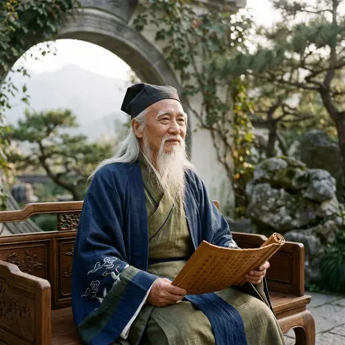 Laozi - Key Figure in Daoism | Traditional Chinese Wisdom Symbol