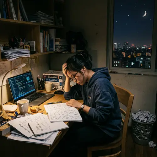 Feeling Worried and Stressed: Conceptual Representation