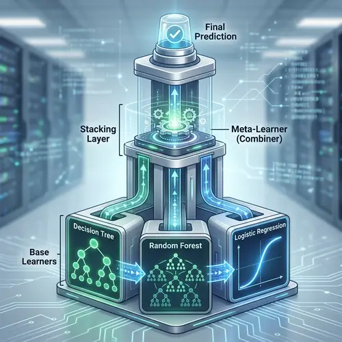 Stacking Classifier: Decision Tree, Random Forest & Logistic Regression