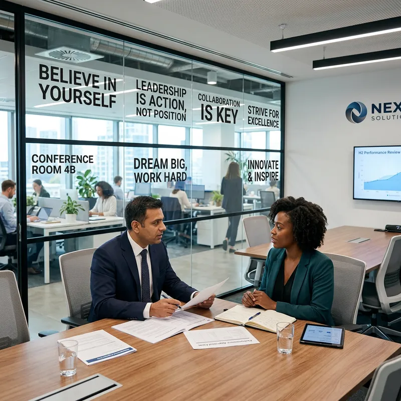 Appraisal Meeting - Corporate Office Environment