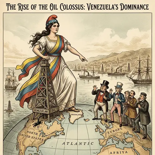 Venezuela Dominance in Oil Production 1860: A Historical Depiction