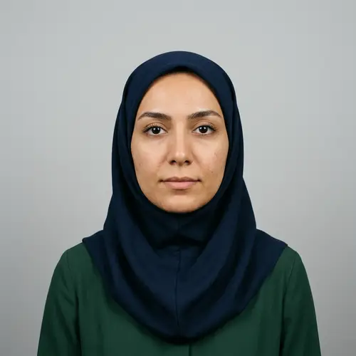 Realistic Hijab Woman Image for ID Photos