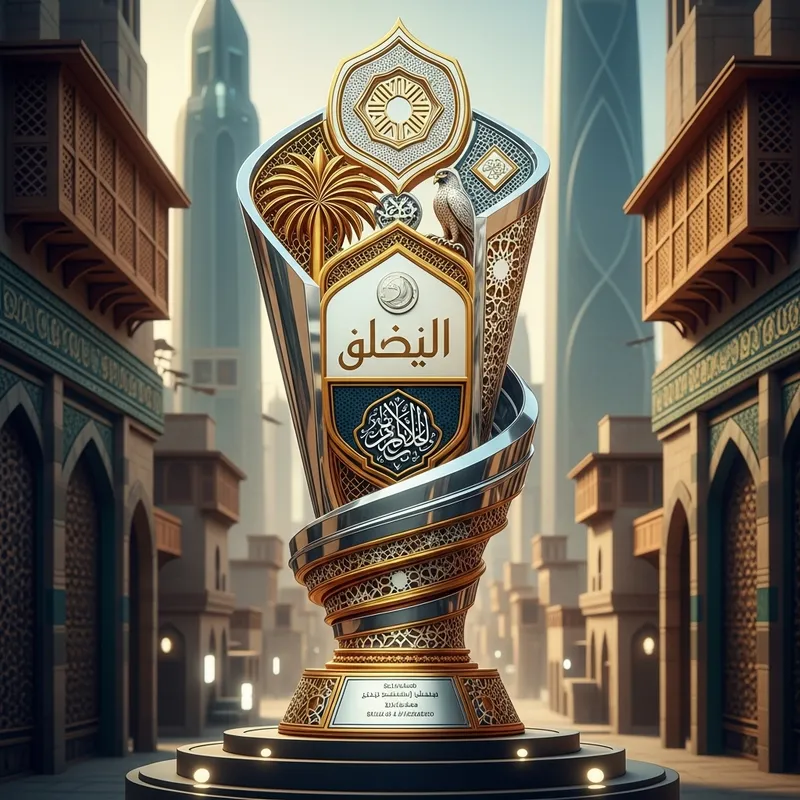 Futuristic Trophy: Celebrating Saudi Excellence