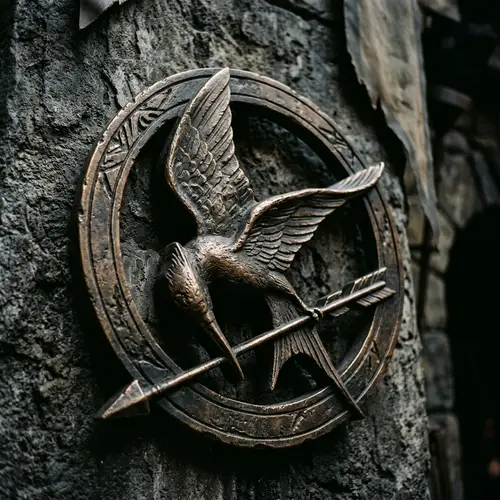Mockingjay Symbol Engraved - Greater Emphasis