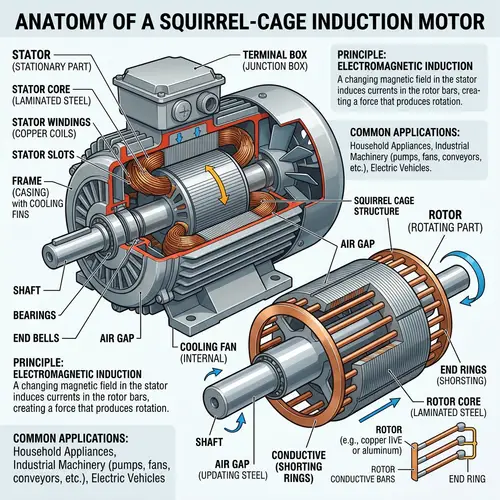 Induction Motor Components Explained
