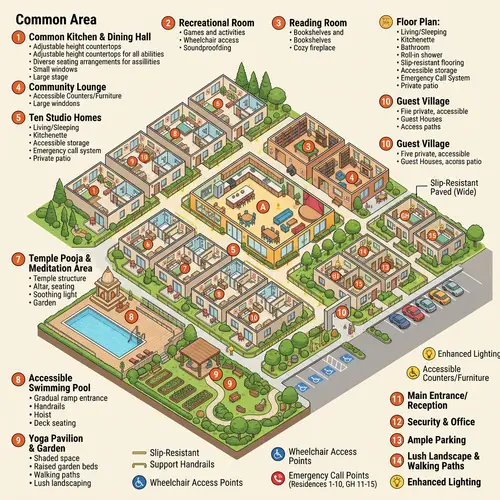 Accessible Community Living Spaces for Seniors