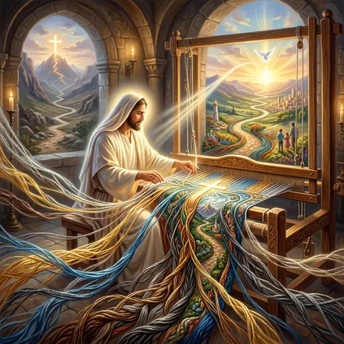 Visualizing Romans 8:28 - A Meaningful Reflection