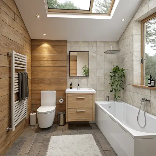 Minimalist Small Bathroom Visualization