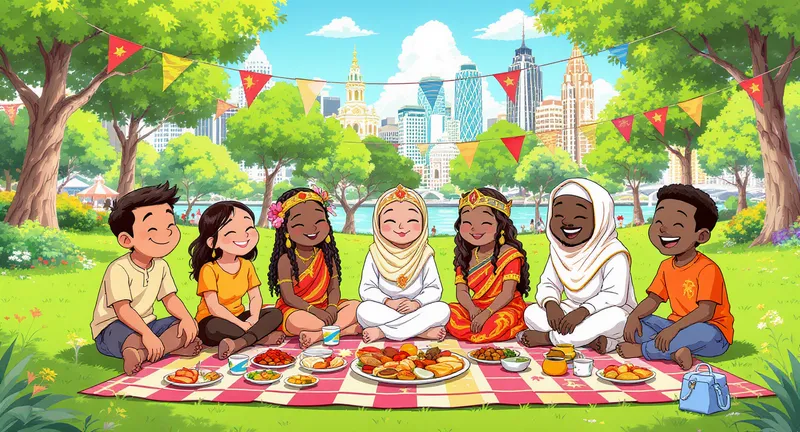 Cultural Picnic in Manila's Vibrant Park