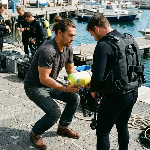 Jason Momoa's Hilarious Diving Bottle Moment