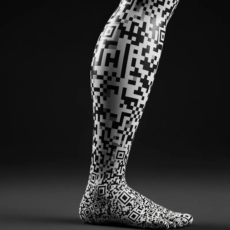 QR Code Shrimp Design Inspiration