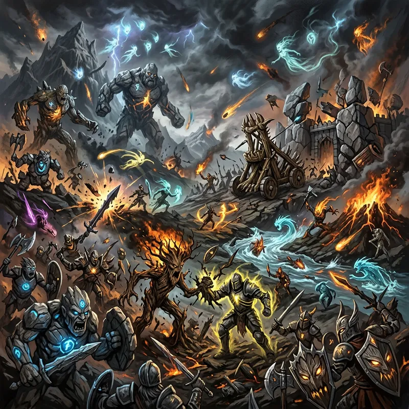 Soulful World Engaged in Conflict