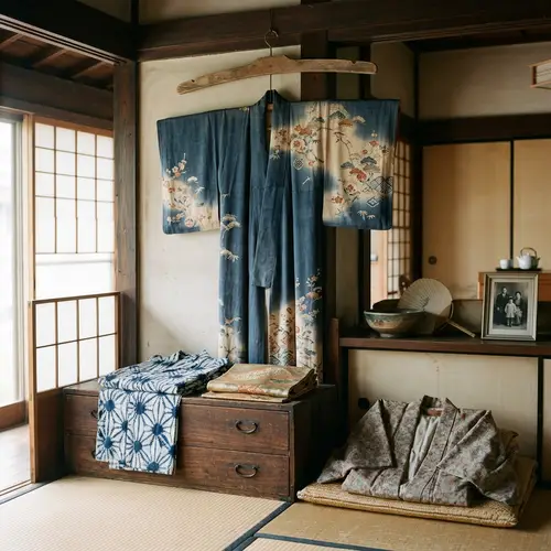 Nostalgic Nitsukashii Clothing Scene in High Resolution Image