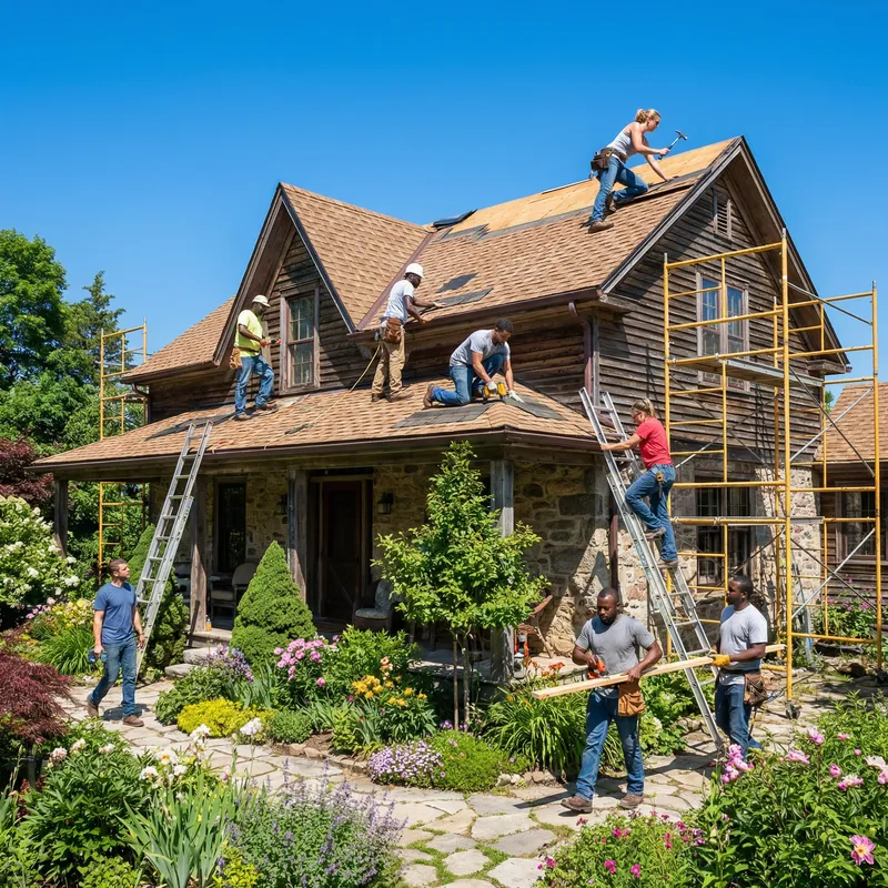 Roof Repair for Private Frame Houses – Expert Services