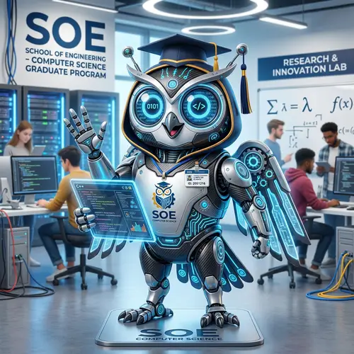 Tech Mascot for SOE Computer Science Graduate Program