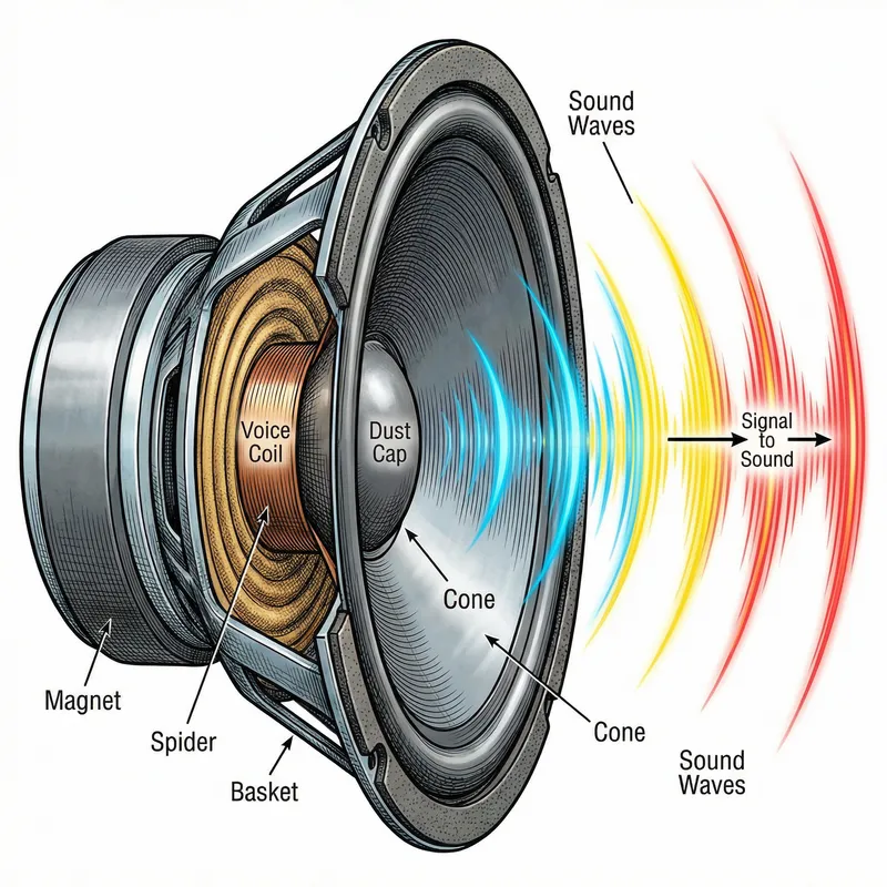 How Speakers Work: Components and Sound Waves Explained