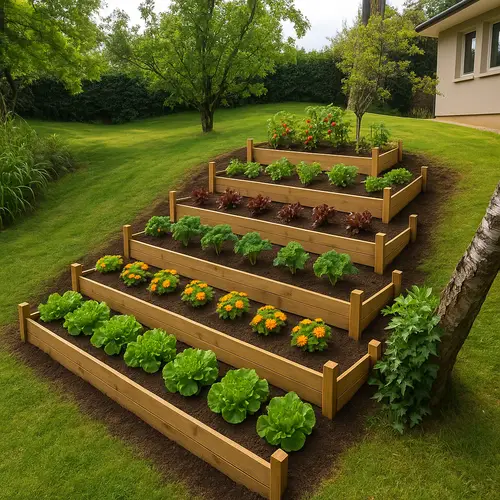 How to Create a Staircase Vegetable Garden