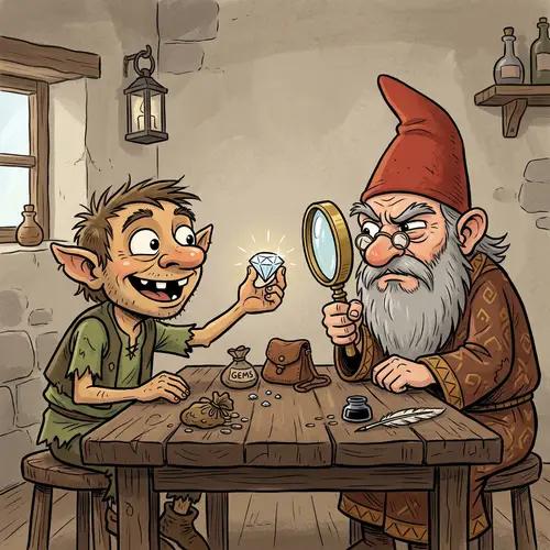 Funny Diamond Exchange Cartoon Meme