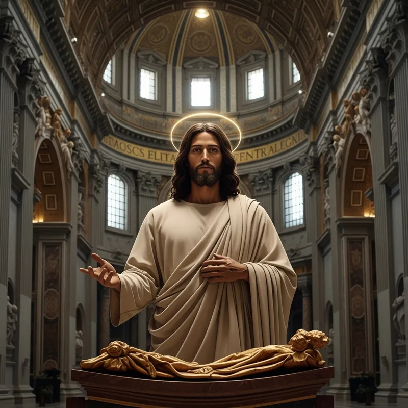 Jesus in St. Peter’s Basilica: A Divine Moment