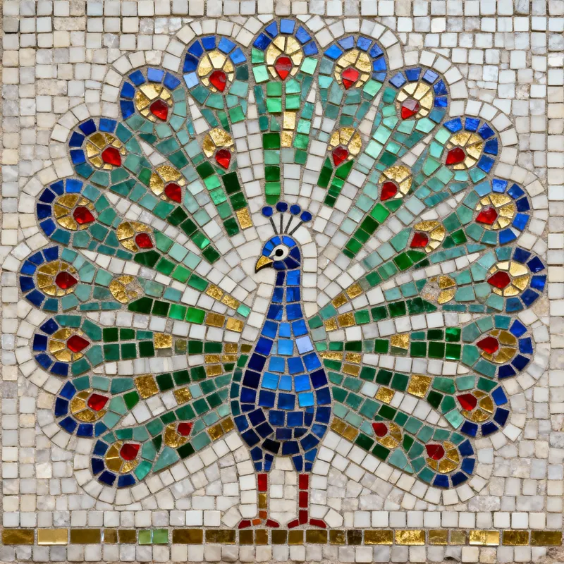 Peacock Mosaic Art for Stunning Décor