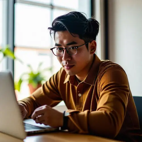 Asian Guy Generating Online Leads