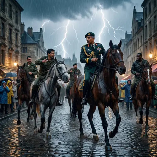 General Kae's Triumphant Return Ambushed at Night