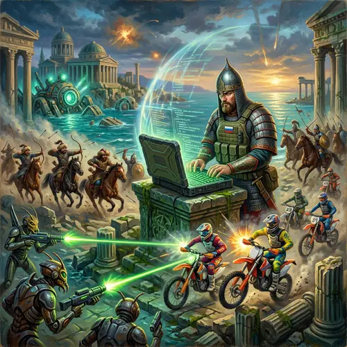 Russian Warrior: Programming Genius Battling Nomads and Aliens in Atlantis