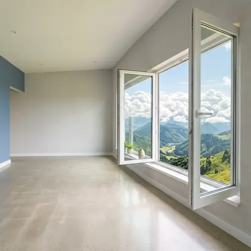 Stunning 3D White Plastic Window Design for Homes