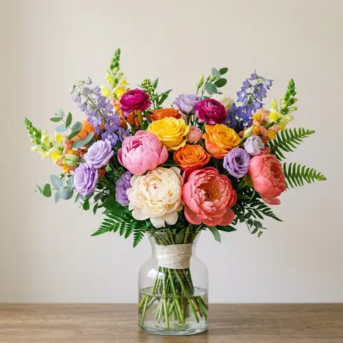 Colorful Bouquet of Flowers | Blooming Floral Arrangement