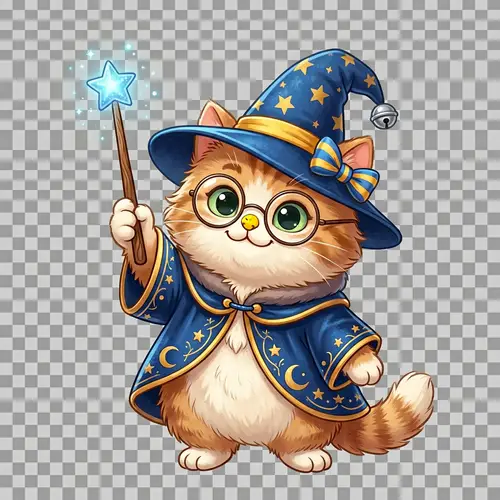 Adorable Wizard Cat Costume | Hello Kitty Inspired