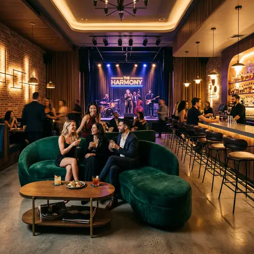 Innovative Design for a Luxe Livehouse Bar