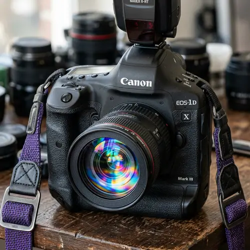 Professional-Grade Photography Camera - Detailed Close-Up Image