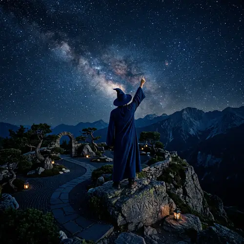 Meditation Garden with Celestial Sorcerer at Evans