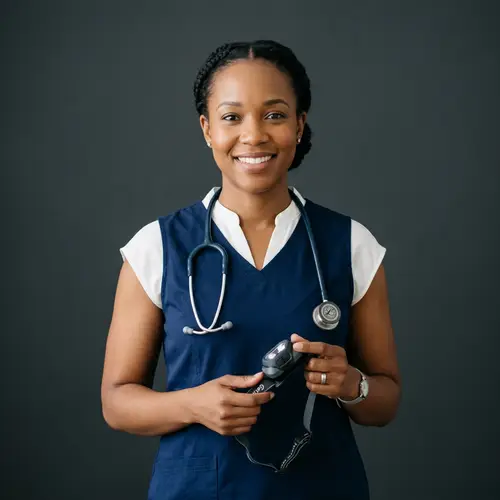 Professional Nurse in Uniform - Healthcare Specialist