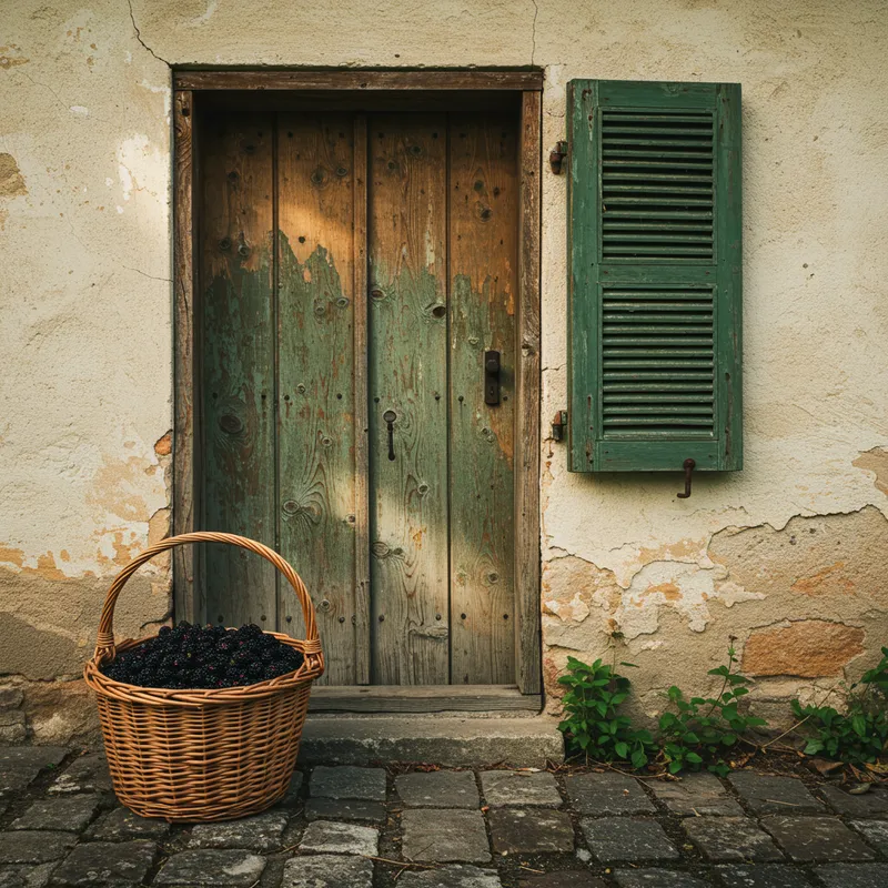 Blackberry Basket by Vintage Green Door