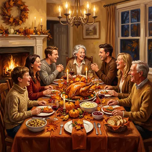 Cozy Thanksgiving Dinner Table Decor Ideas