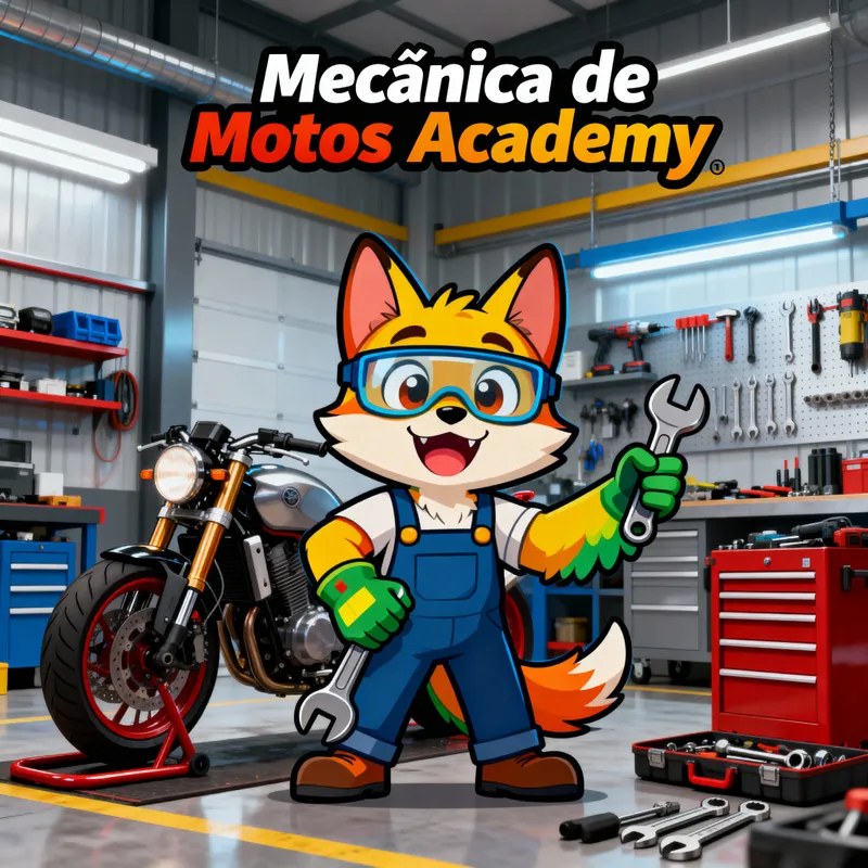 Animated Mascot for Motorcycle Mechanics Academy